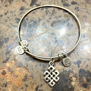 Alex and Ani silver bracelet